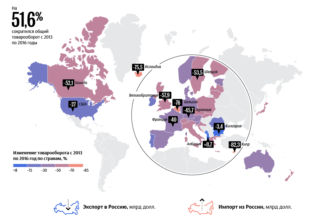 Карта кто против россии