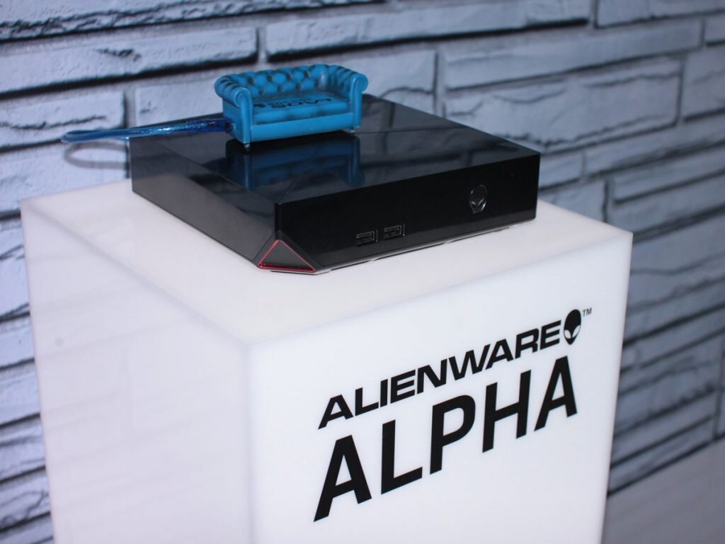 Steam Machine от Alienware без логотипа