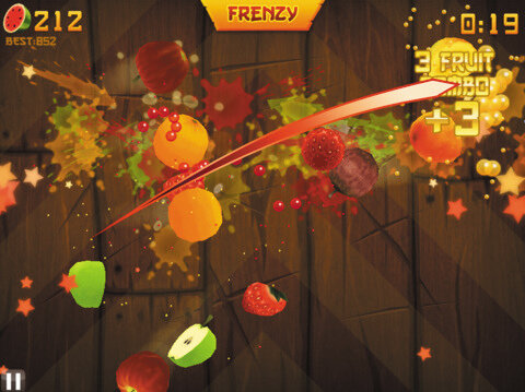 Геймплей игры Fruit Ninja