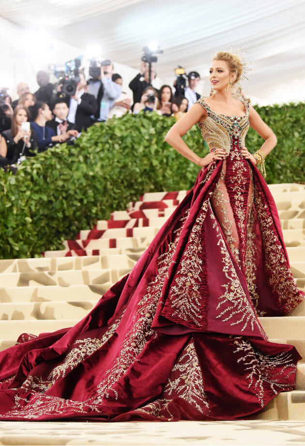 Blake lively 2018 met gala dress best sale