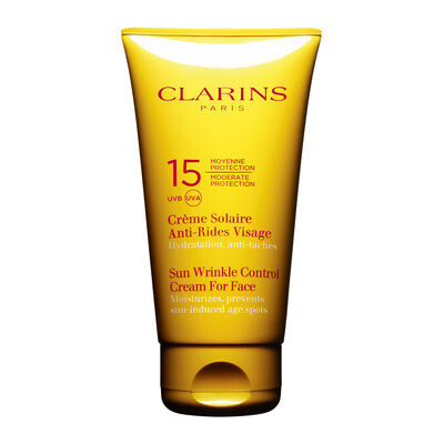 Crème Solaire Anti-Rides Visage Солнцезащитный крем для лица SPF 15. Средняя степень защиты. Для слабого излучения и легко загорающей кожи.