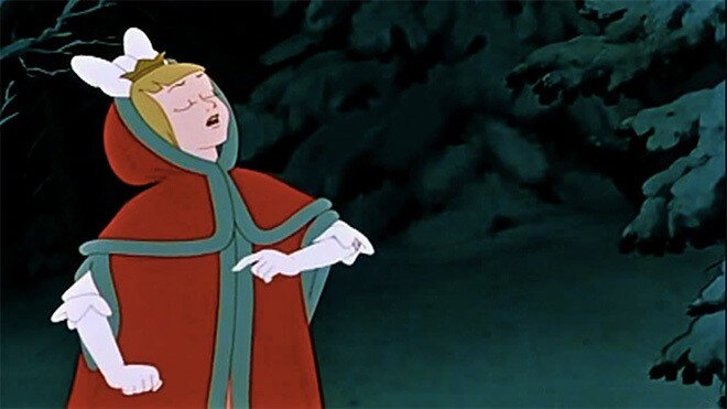  Узнаете? Это кадр из мультфильма "Двенадцать месяцев"