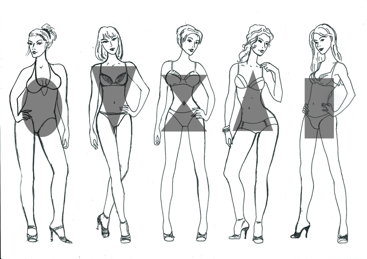 К сожалению, в жизни определить тип фигуры не так-то просто. Очень много смешанных вариантов