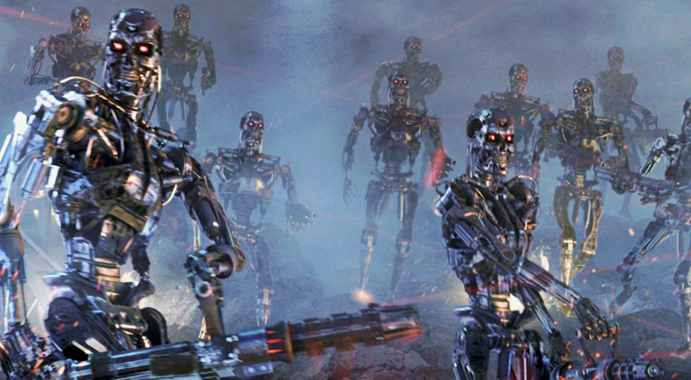 Орды Терминаторов, вооруженных плазменными пушками различных моделей, зачищают планету от остатков человечества