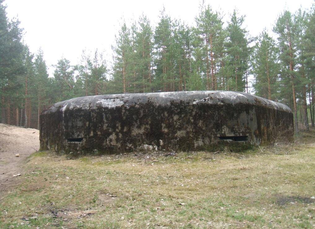 Карельский Укреп Район - БЕЛООСТРОВ .    Фото Павла Радионова . 2011г.Один из пулеметных ДОТов, входящих в Карельский УР