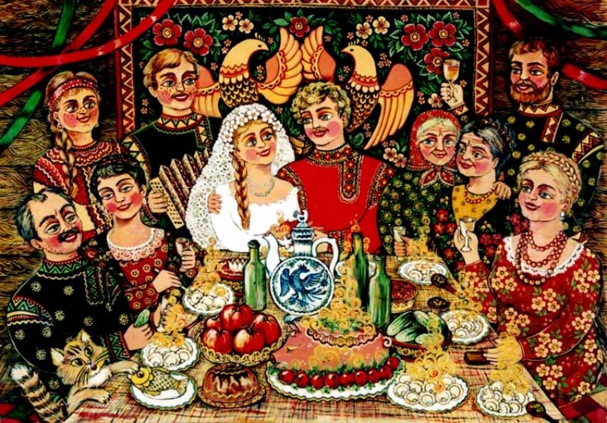 Картинка песни за столом