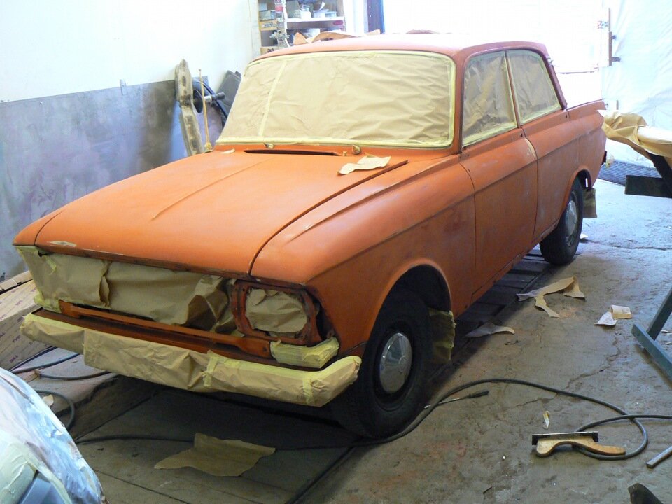 Подготовка к покраске