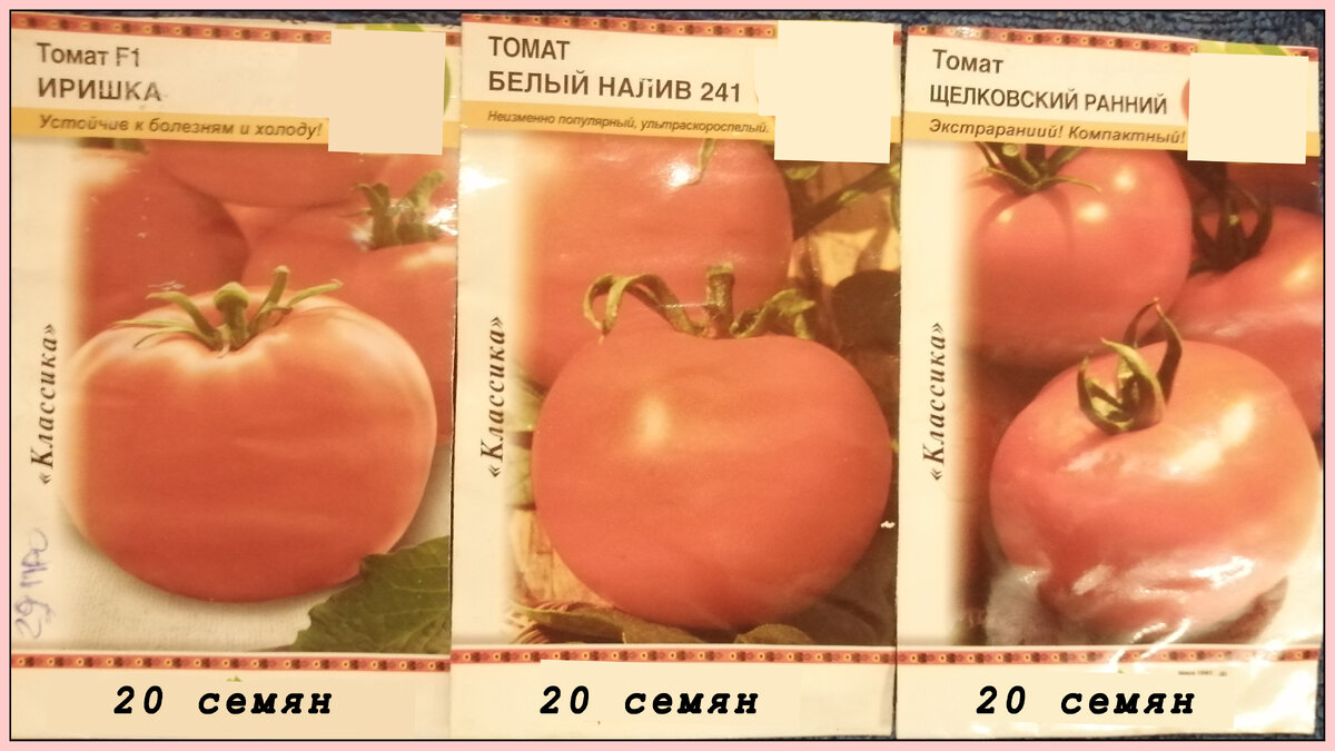 Семена, купленные для проращивания