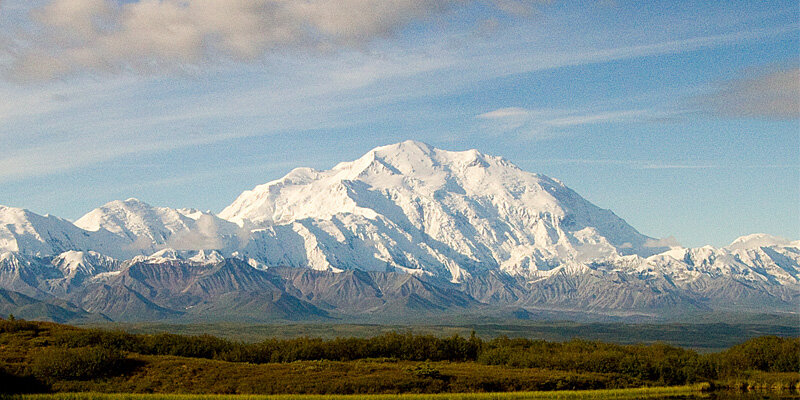 Denali, самая высокая гора в Соединенных Штатах.