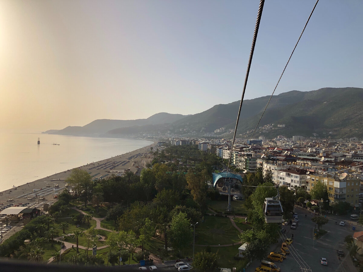 Аланья, вид с фуникулера