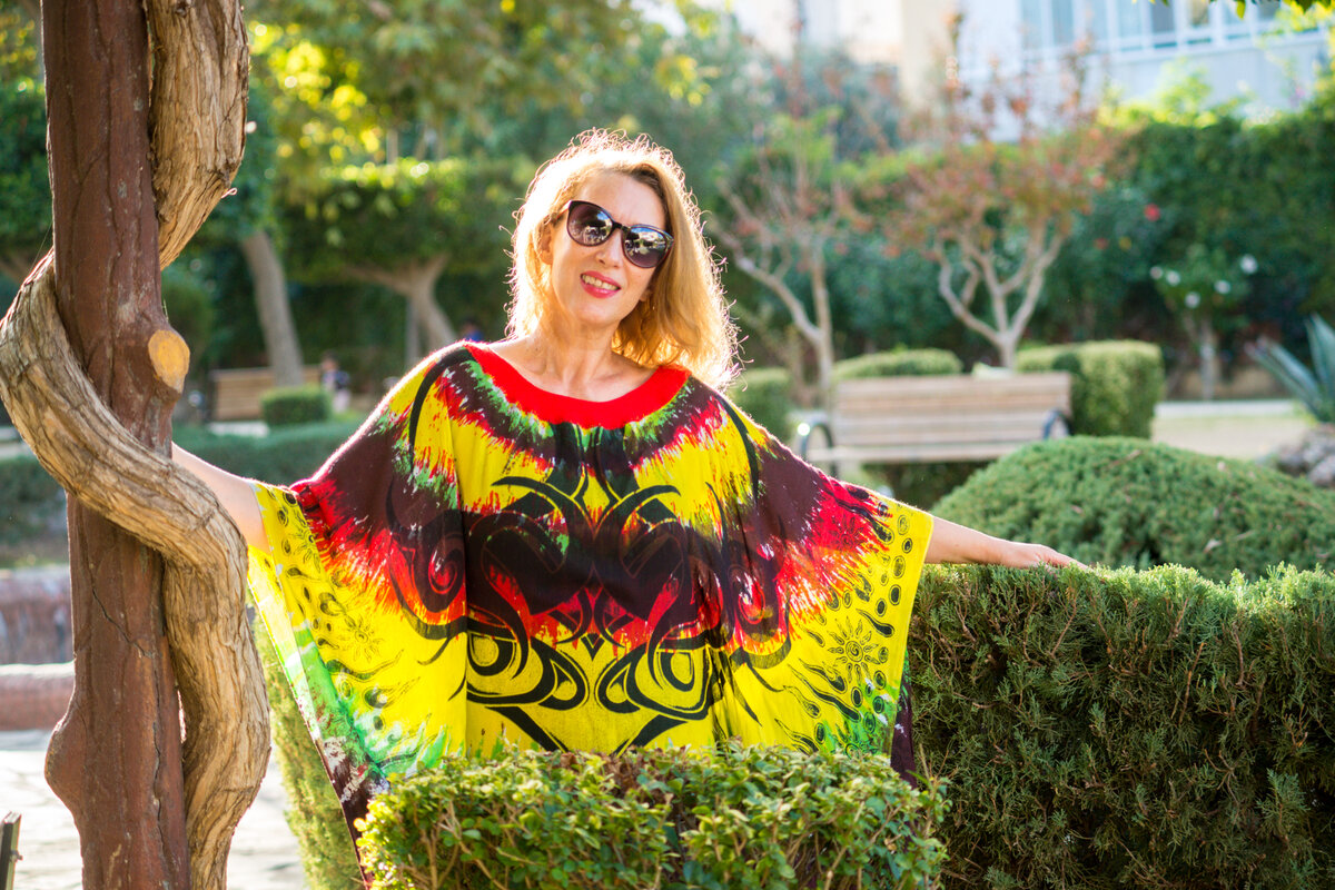 Платье из палантина.