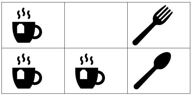 У Перельмана были чайник с молочником, но смысл от этого не меняется 