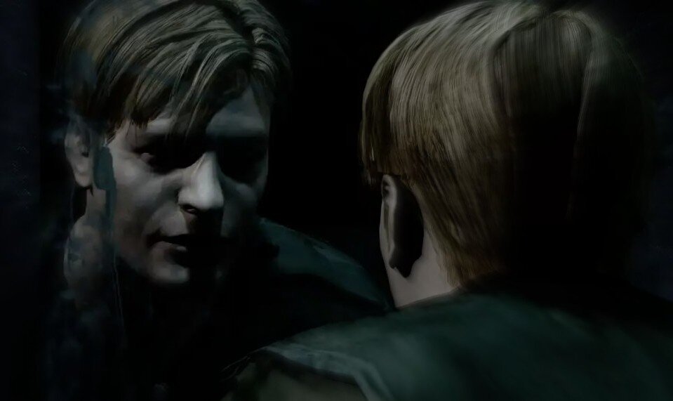 Джеймс смотрит на свое отражение. Совсем скоро Сайлент Хилл начнет отражать его внутренний мир