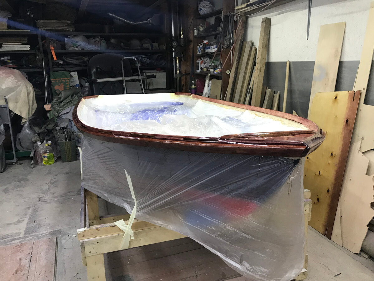 Как обычно все затягиваем пленкой.