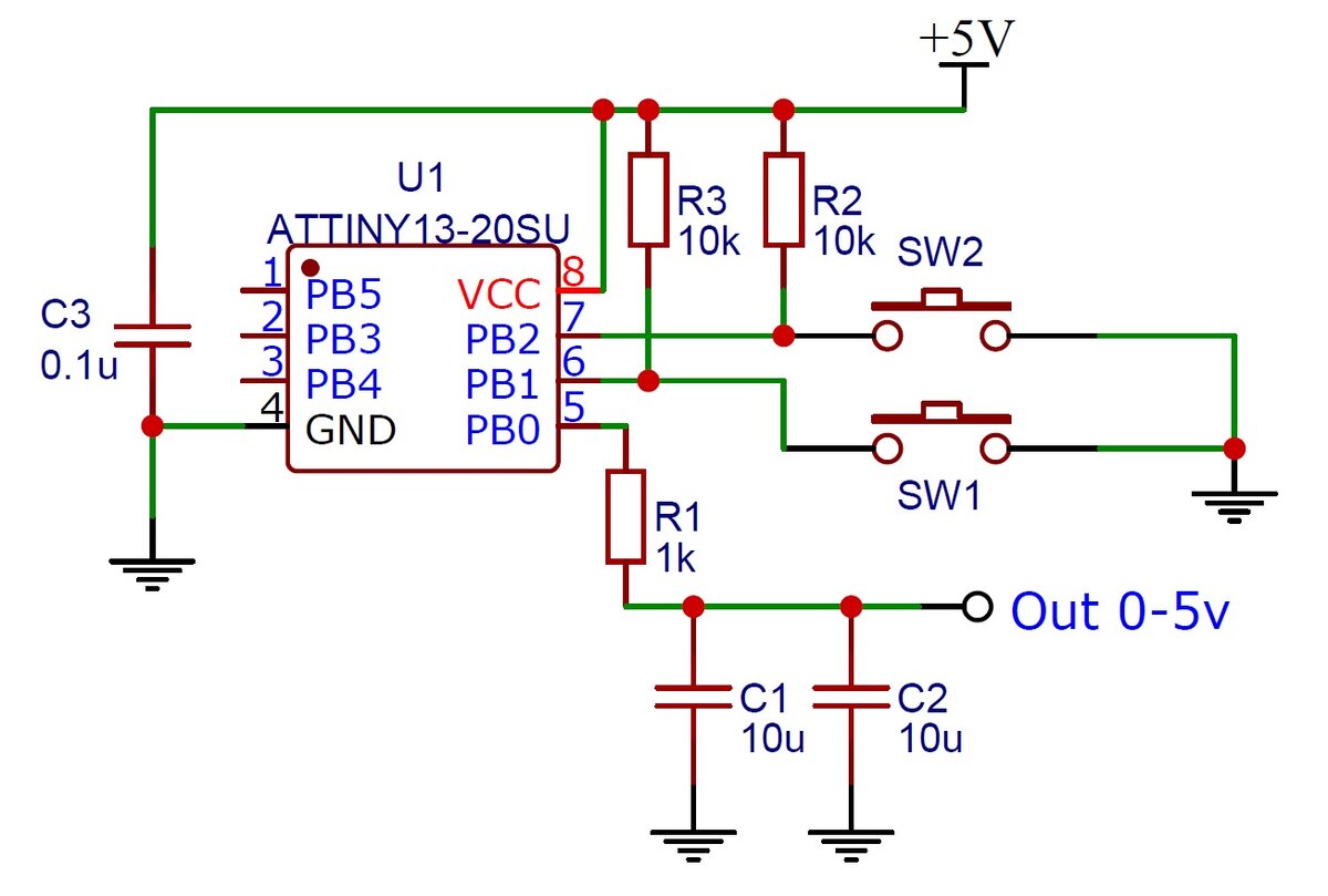 Схемы на attiny13 своими руками