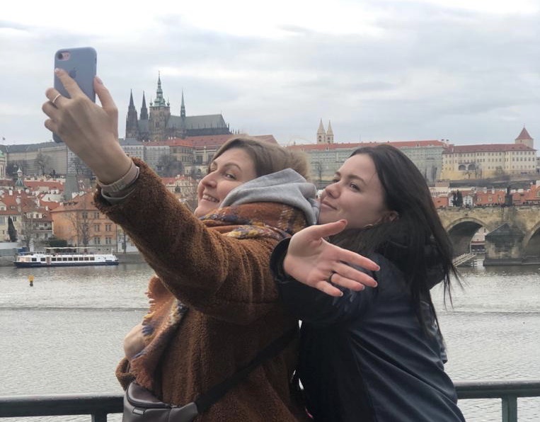 И в Праге мы тоже проводим чудесно время! 