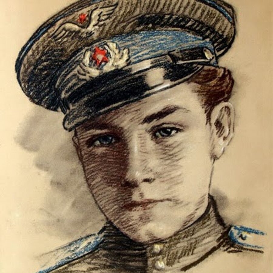 Детский рисунок героя вов