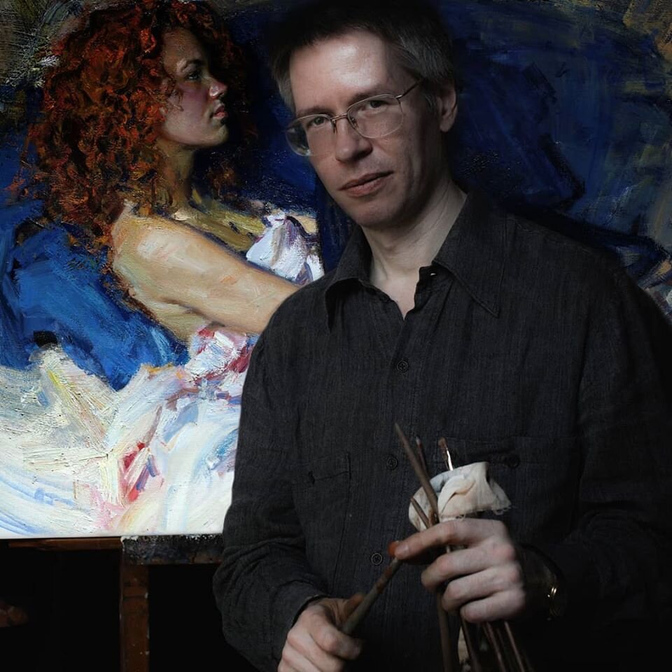 Евгений Монахов: «Мне нравится работать на границе наброска и законченной  живописи - когда ты не играешь по законам одного конкретного стиля, у  тебя гораздо больше свободы в подаче представляемого образа». 