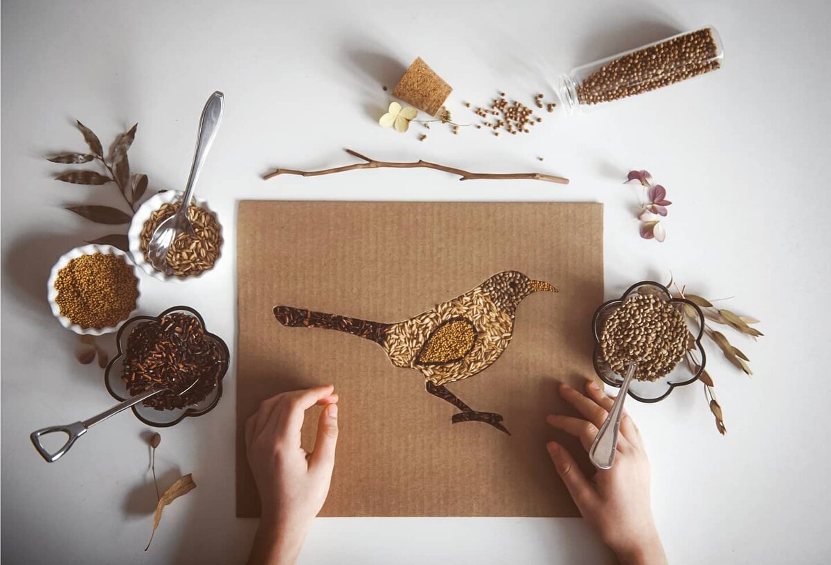 Простой способ рассказать детям о пользе семян и зёрен!  