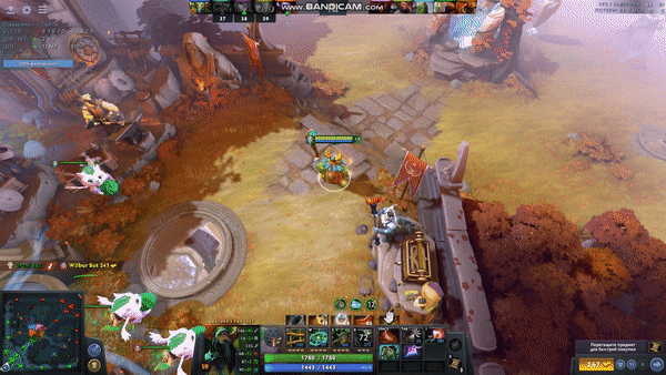 Источник: Запись экрана автора из игры Dota 2 