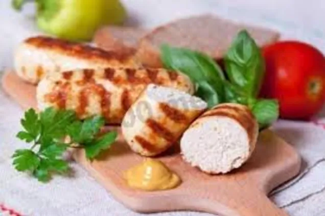 Домашние куриные сосиски 