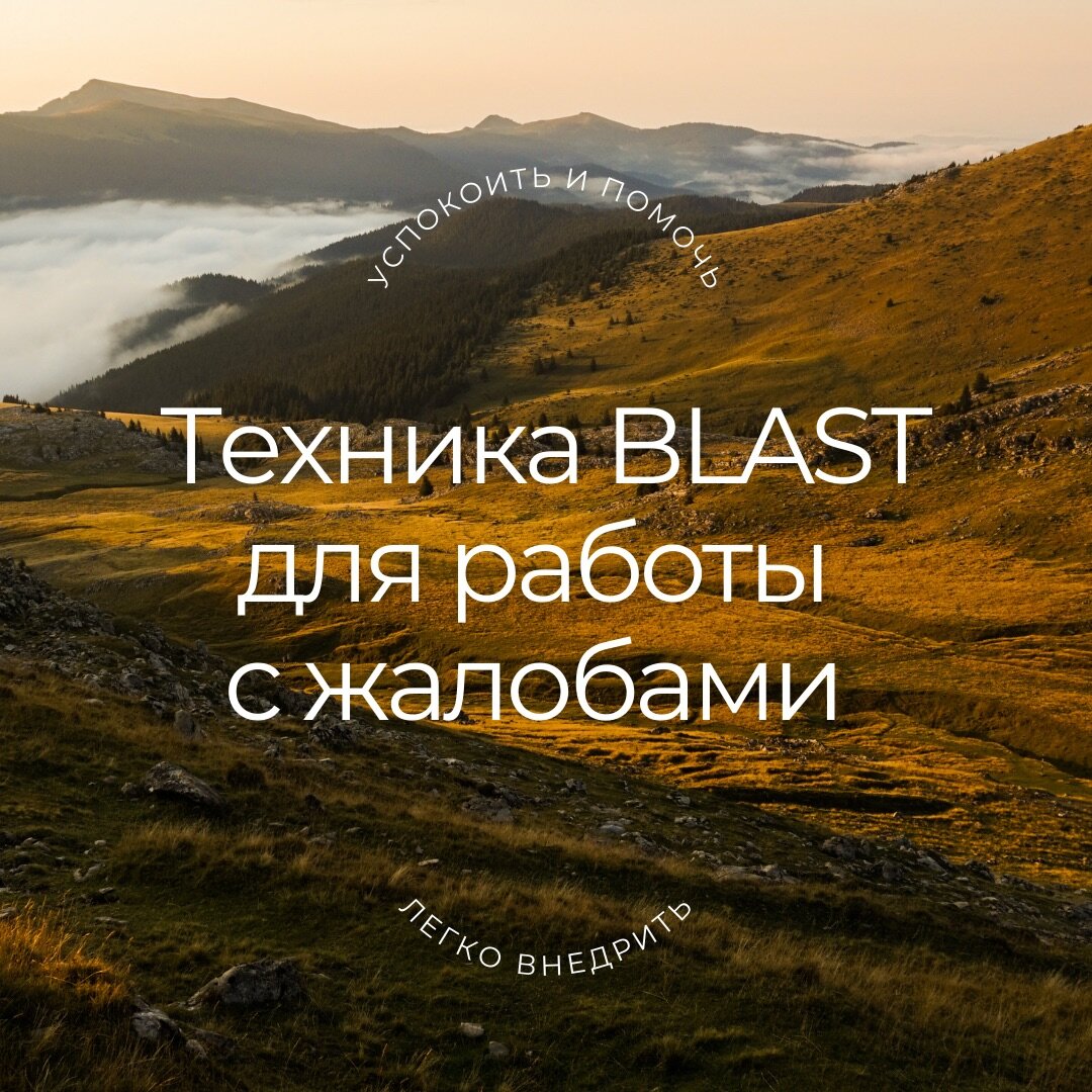 Техника для работы с жалобами B.L.A.S.T. | Клиентский сервис и бизнес | Дзен