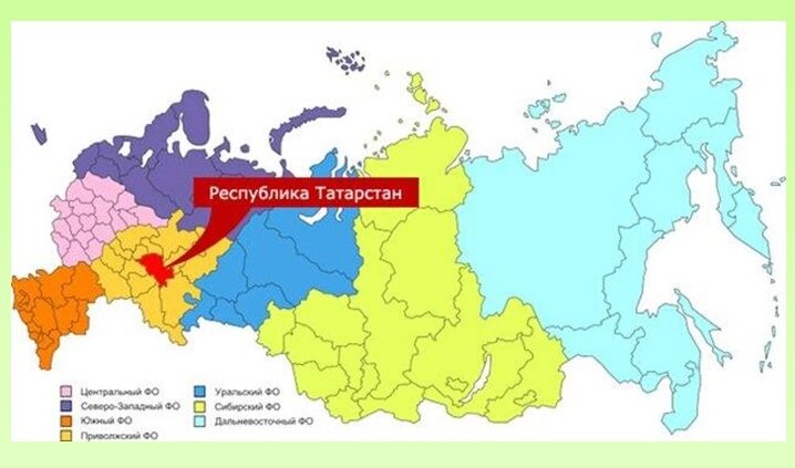 Татарстан на Карте России