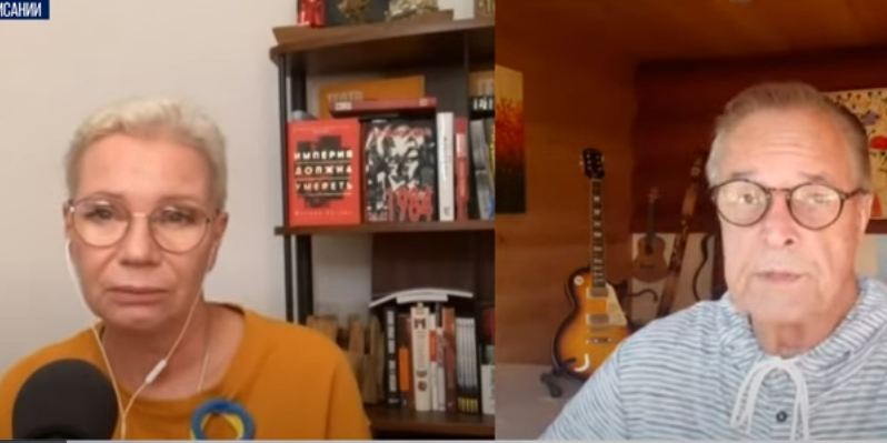 кадр из интервью