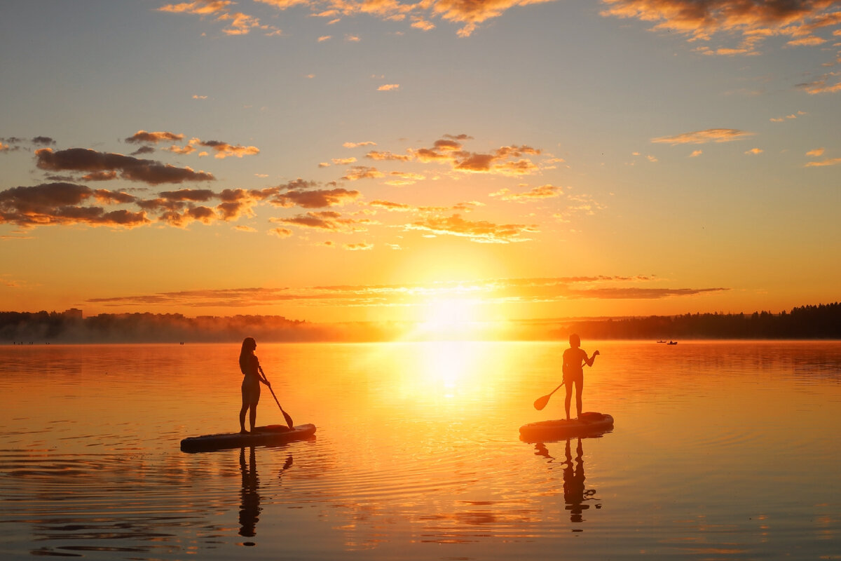 Сенеж. рассвет. июль 2022