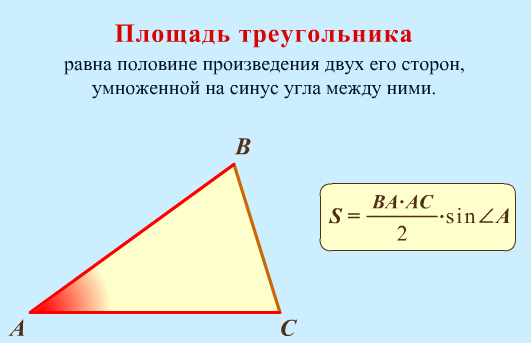 Площадь треугольника через синус. Площадь треугольника через синус Альфа. Площадь треугольника косинус угла. Площадь треугольника равна синус угла. Площадь треугольника через косинус угла.