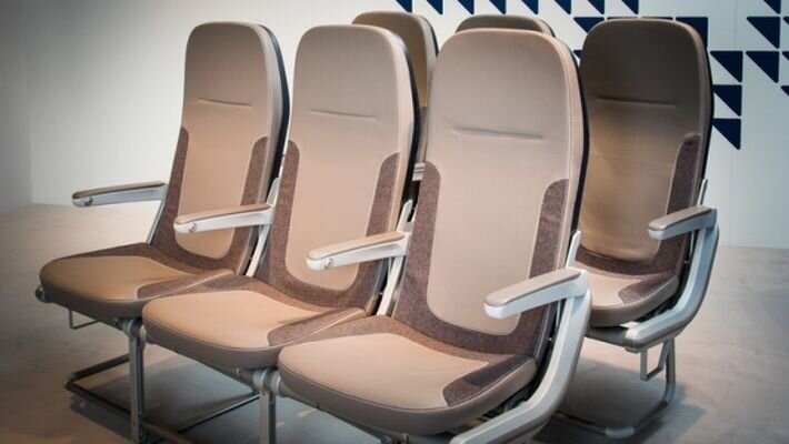 Tourist Class Seating от LIFT для Sky Interior в Boeing 737, показанный на AIX в 2015 году