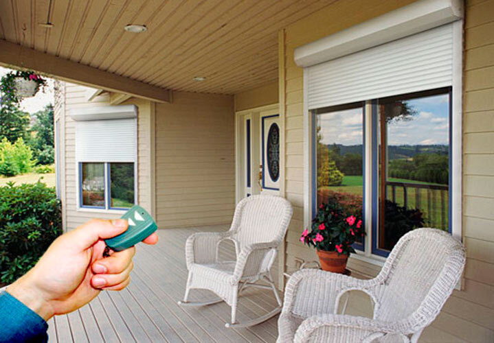 Рольставни с электроприводом