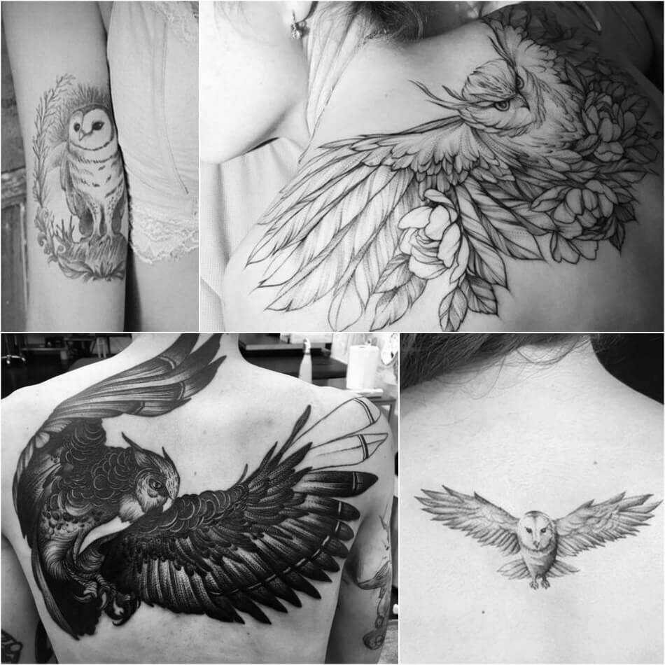 Сова Эскизы Татуировок для Девушек (50 фото) | TattooAssist