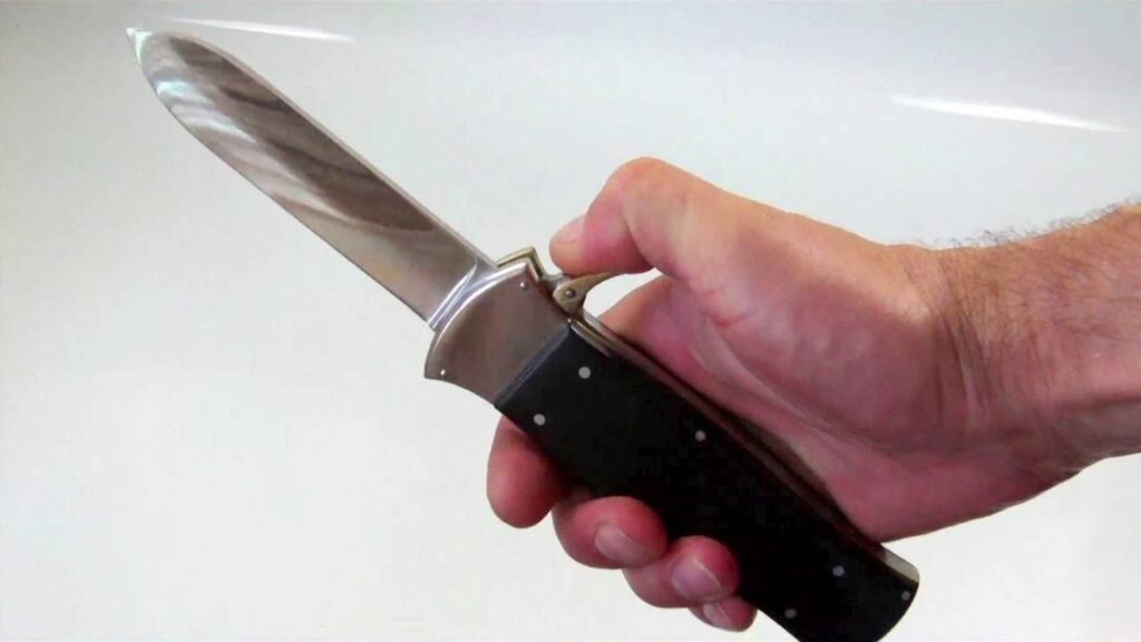 Как точить охотничий нож видео