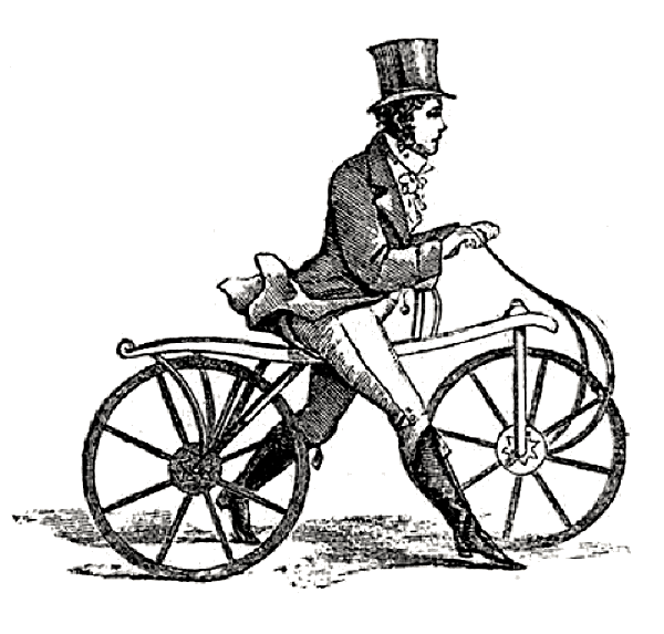 Двухколесный самокат Карла фон Дреза