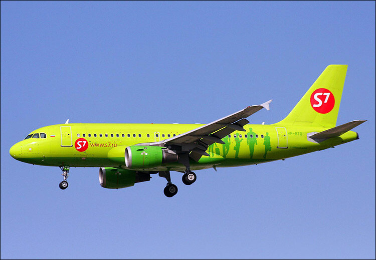 Самолет S7. Фото Ken Fielding с сайта Wikipedia.org