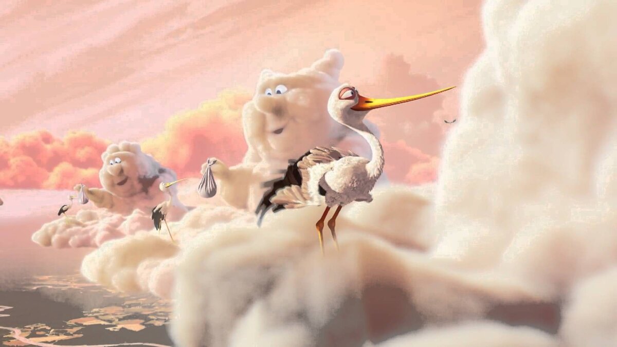 Partly Cloudy, 2009 - СМОТРЕТЬ ОНЛАЙН Студия: Pixar Все маленькие - хорошие. Котята, щенки, цыплята - они умилительные.  И все мы знаем, от куда они берутся. Да, правильно, их приносит аист.