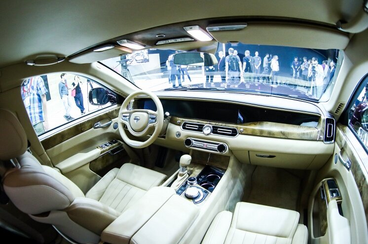 Салон автомобиля Aurus Senat © Станислав Красильников/ТАСС