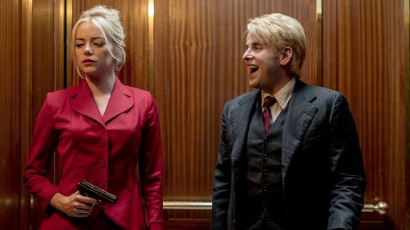 
Эмма Стоун и Джона Хилл в сериале «Маньяк»