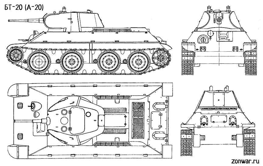 Т 43 чертеж