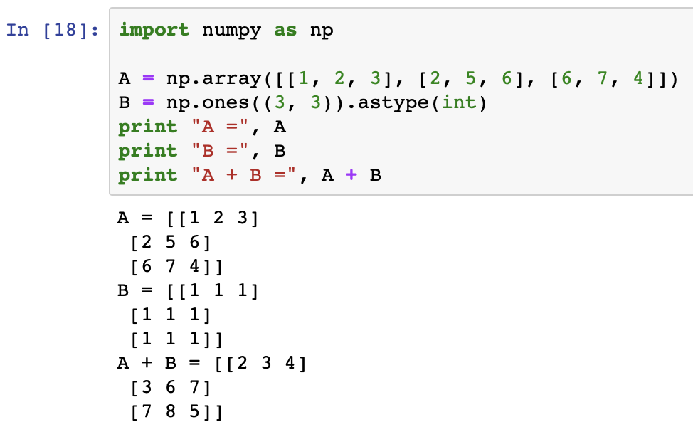 Numpy добавить элемент в массив