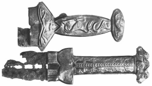 Рукоять скифского меча IV века до н. э. Источник: wikimedia.org