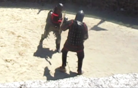 Рыцарский турнир на фестивале Генуэзский шлем в Судаке.