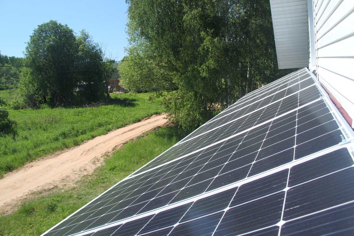 Автономная солнечная электростанция 2кВт с гелевым АКБ 2,4кВт*ч 580Вт Поли