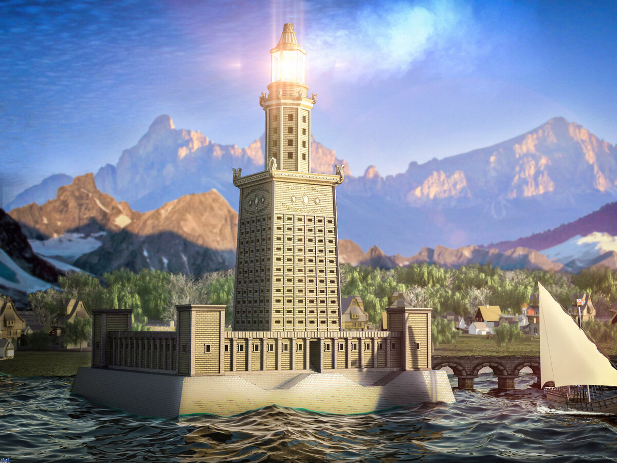 Чудо седьмое:  Александрийский маяк