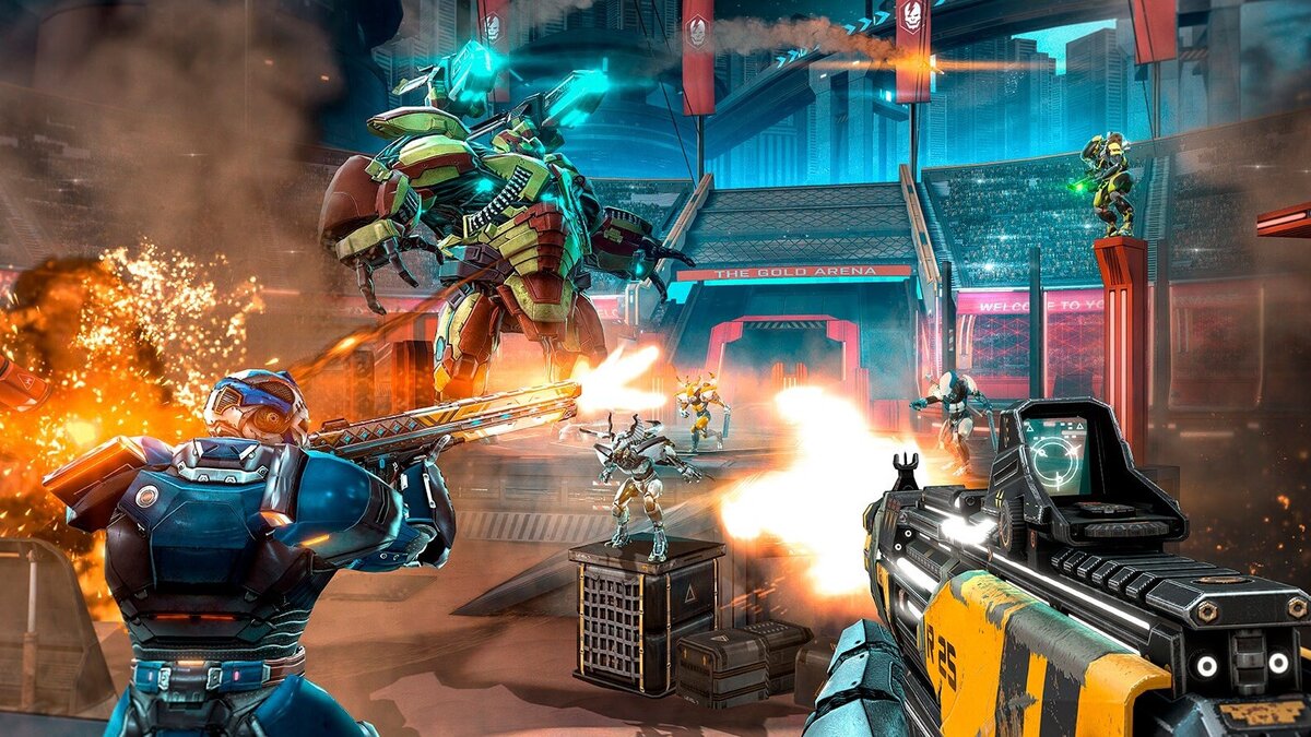 Геймплей Shadowgun Legends