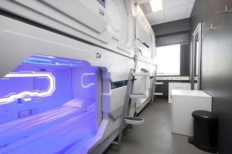 Отель Galaxy Pod подарит вам атмосферу научно-фантастического фильма