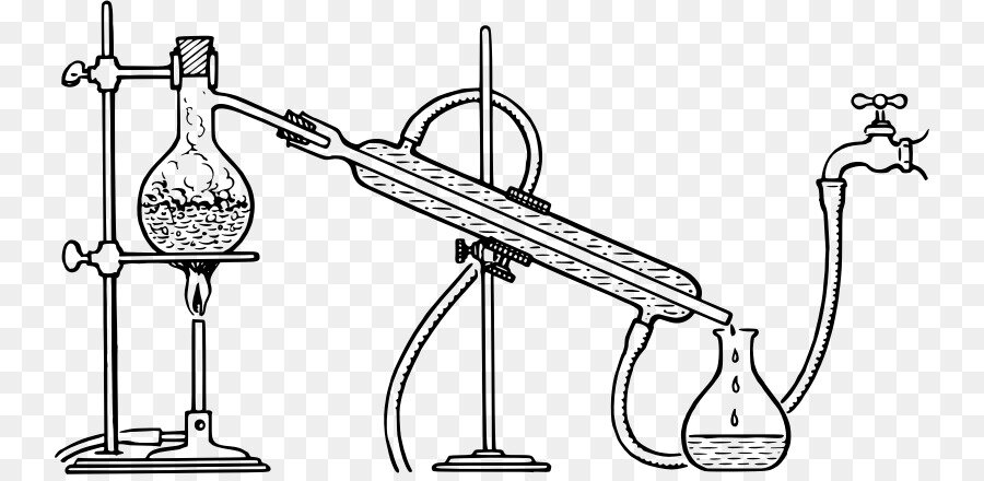 Лабораторный дистиллятор - по сути, он же простейший самогонный аппарат
