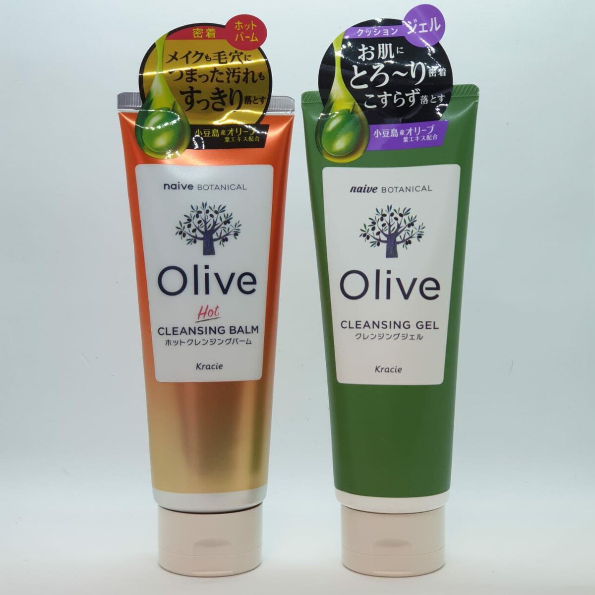 Японские гели KRACIE Naive Botanical Olive Cleansing Gel