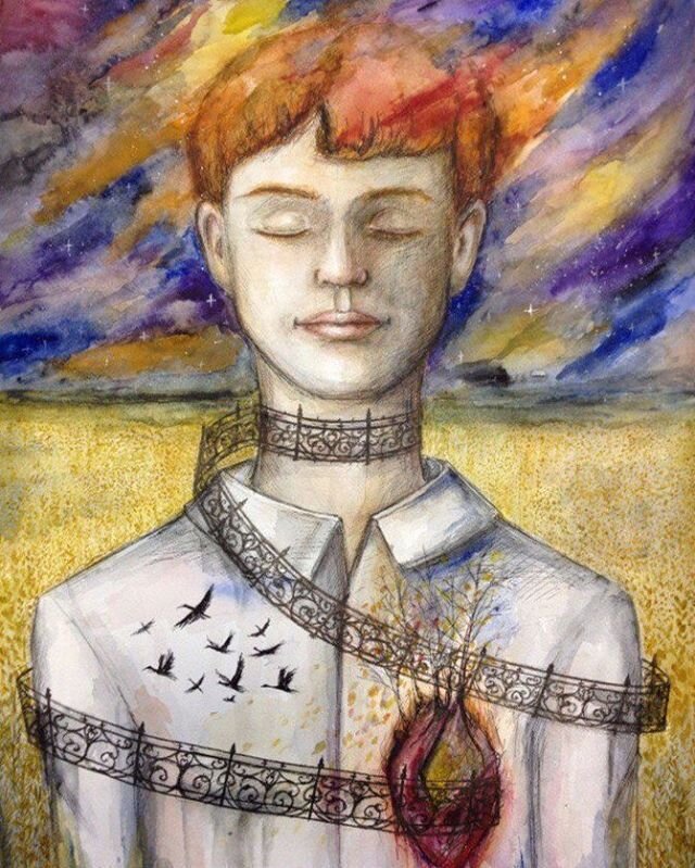 Возможно немного пошло и банально. Но чувственно. Есеннин картины